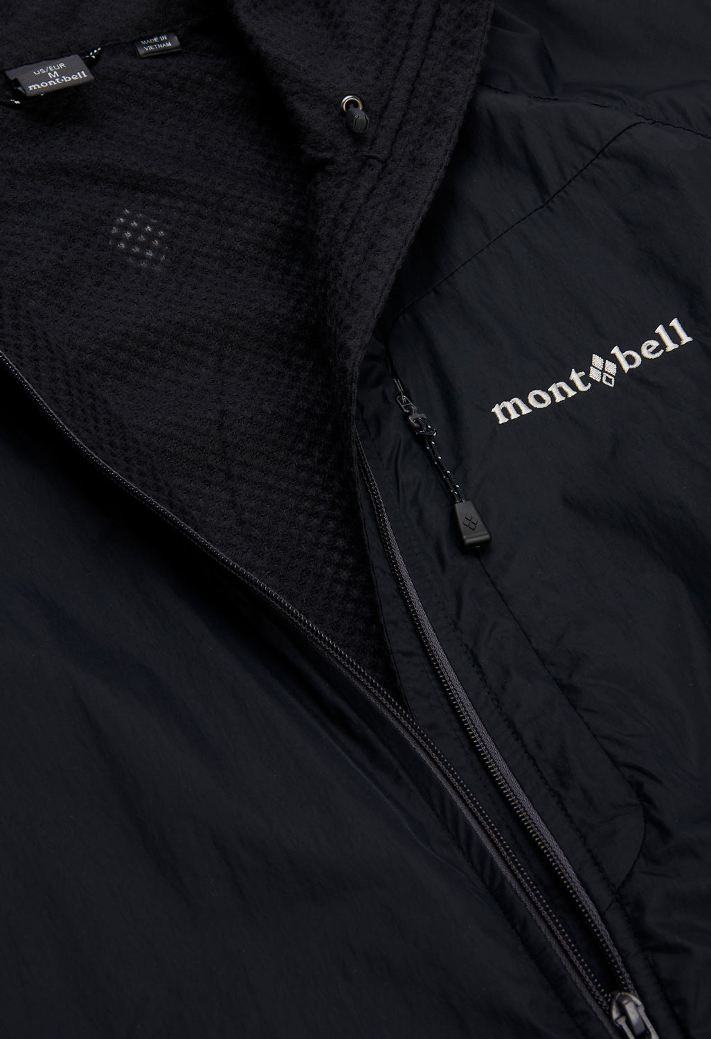 Montbell Men's Light Shell Hooded Jacket - Black